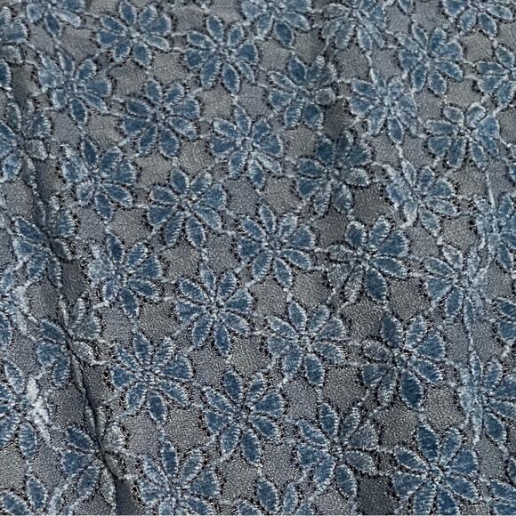 Amanda Uprichard Floral Stretch Lace Dress Blue Size Small - Picture 3 of 7